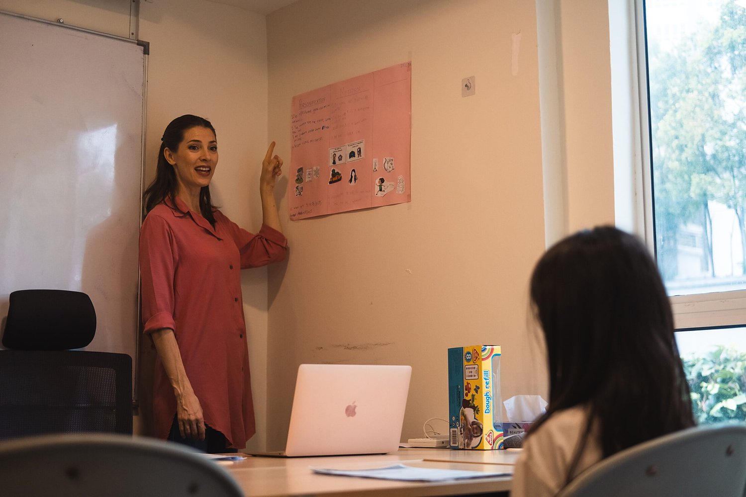 A lesson in a classroom